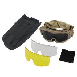 Masque balistique Helios Protector Z3 VULPO - 1 ensemble (Marron)
