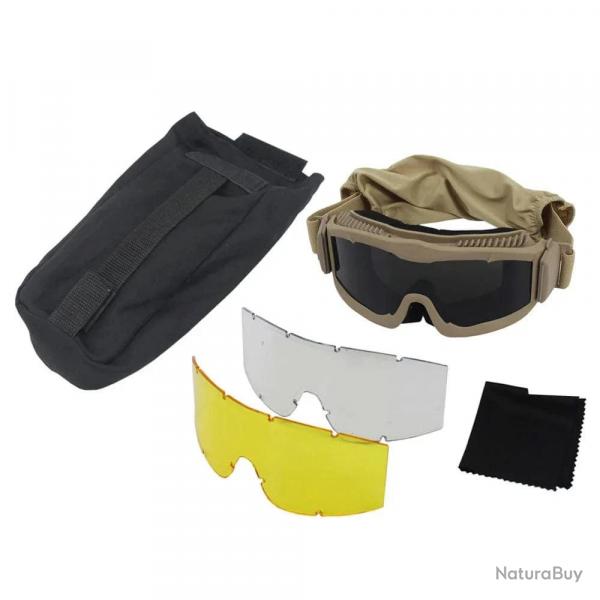 Masque balistique Helios Protector Z3 VULPO - 1 ensemble (Marron)