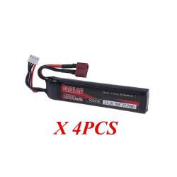 Batterie LiPo 502096 11,1 V 3S 2500 mAh 30 C - 4pcs T