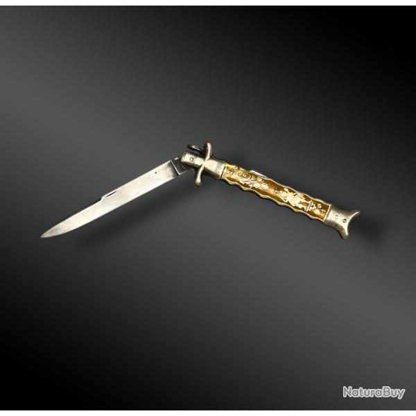 COUTEAU pliant ondul de type Chtellerault - France - Vers 1900