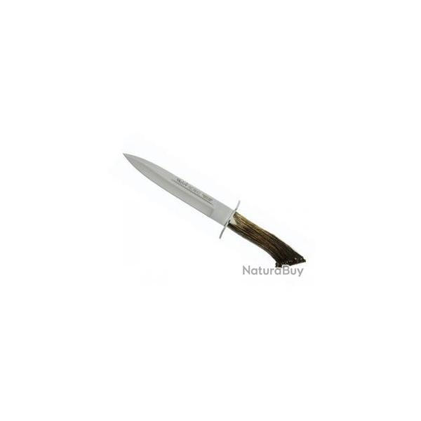 Poignard Muela ALCARAZ lame 19 cm acier inox X50CrMoV15, manche cerf vritable +tui