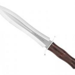 Dague Muela SANGLIER lame double tranchant 24 cm acier inox X50CrMoV15 manche stamina +étui