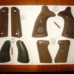 vends lot plaquettes pistolets et revolver