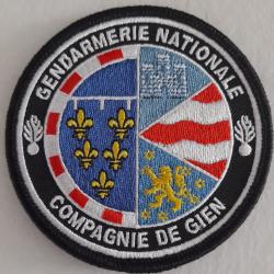RONDACHE BRODÉE GENDARMERIE POUR COLLECTION