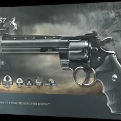 Revolver Colt PYTHON 6" co2 cal.4,5mm et 4,5mm BBS 3j