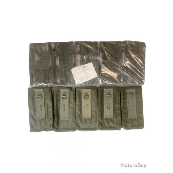 Lot Porte-chargeurs (LOT DE 10) MAT 49 nylon Arme franaise- sac-pochette
