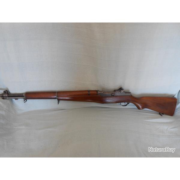 Superbe Fusil US GARAND M1 fabrication International Harvester Guerre Core. Cat B