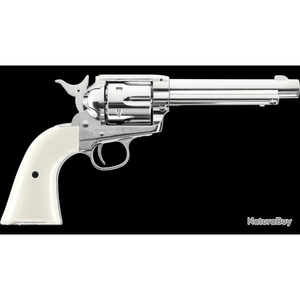 Revolver Colt SA ARMY NICKEL 45 5.5" co2 cal.4,5mm 3j