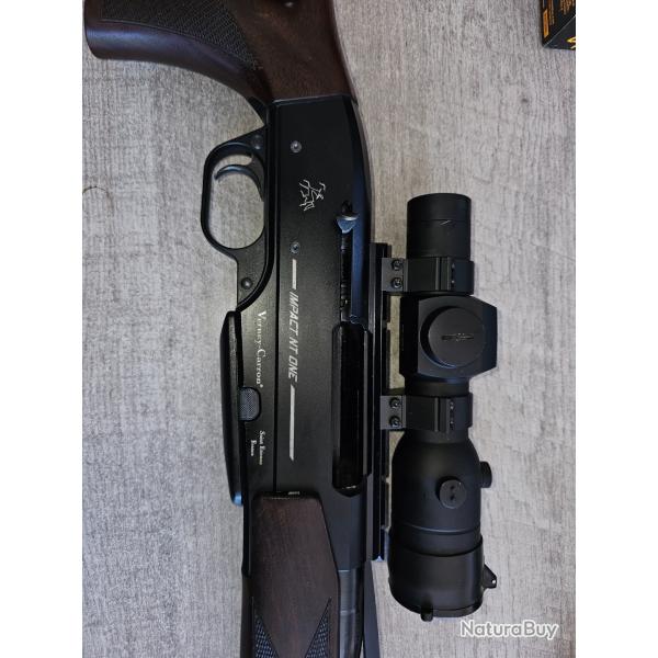 Verney carron impact one trou de pouce 30-06 + Point rouge aimpoint H34s + frein de bouche T2