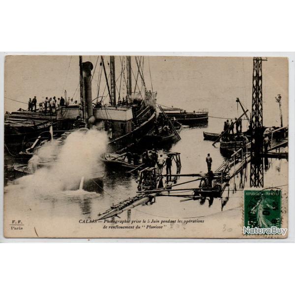 CPA -Marine Militaire-CALAIS -Photographie prise le 5 juin pendant les opration ....N3913