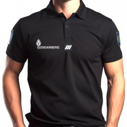 Polo Homme allégé Gendarmerie Noir 46