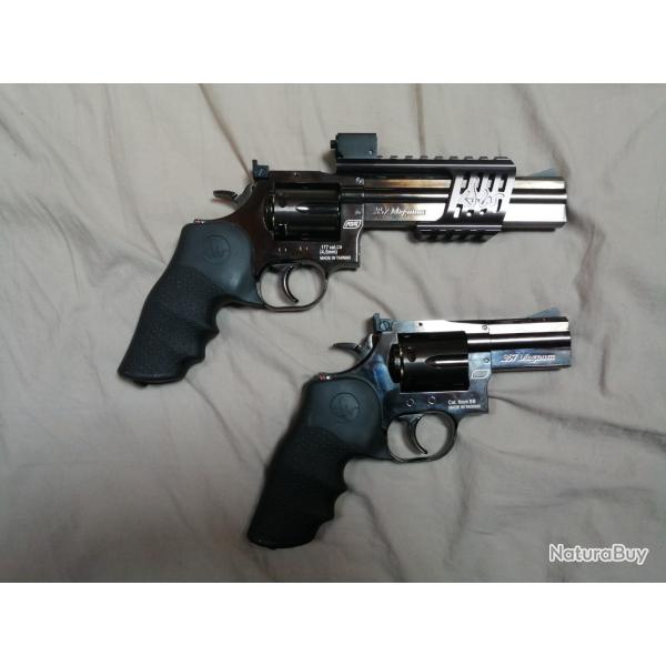 deux rvolvers Dan Wesson 715  CO2