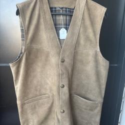 gilet sans manche en peau M,XL,XXXL neuf destockage chasse enchere