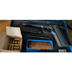 PISTOLET D ALARME COLT GOUVERNEMENT 1911  A1 BLACK CAL 9MM / ETAT NEUF DANS SON BOX ORIGINE CAT C