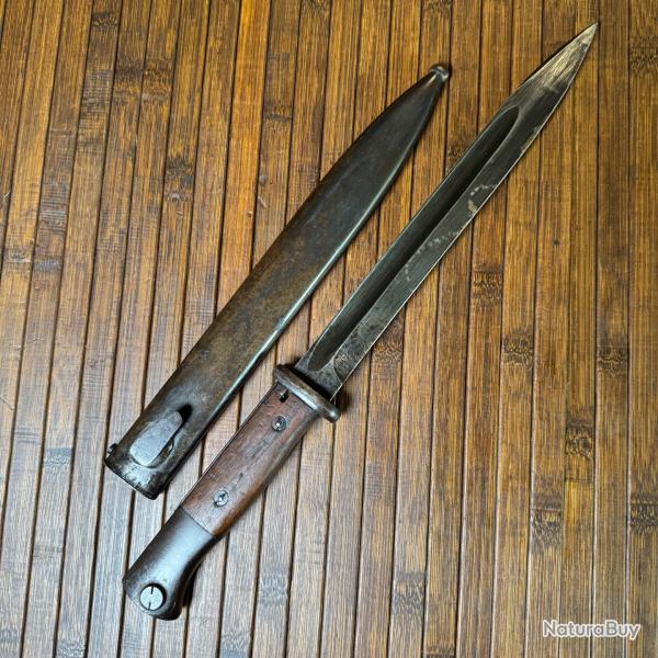 BAONNETTE ALLEMANDE MAUSER ASW 43 AVEC FOURREAU AU MME NUMRO WW2