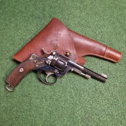 Revolver HUSQVARNA modèle 1887 - Calibre 7,5 mm (Occasion très bon état général, holster) - CAT D