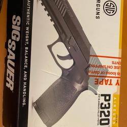 SIG P320 4,5mm plomb et BBS avec 2 chargeurs supplémentaires
