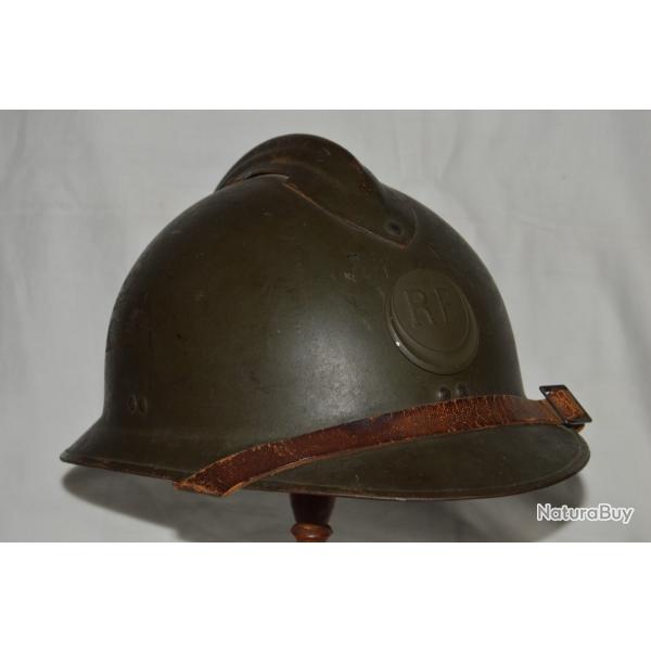CASQUE ADRIAN Mle 1926 ZOUAVE-TIRAILLEUR-SPAHI-TROUPE D'AFRIQUE-CAMPAGNE DE FRANCE 1940-LIBERATION