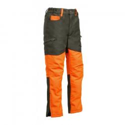 Pantalon de chasse enfant Percussion Stronger - Orange / 12 ans