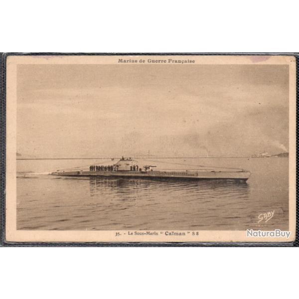 CPA - Marine  de Guerre -  Sous - Marin " CATMAN " N3929