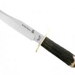 Poignard Muela WILDBOAR lame 16 cm acier inox X50CrMoV15 manche bois de cerf +étui
