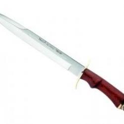 Poignard Muela ALCARAZ lame 26 cm acier inox X50CrMoV15 manche stamina +étui cuir