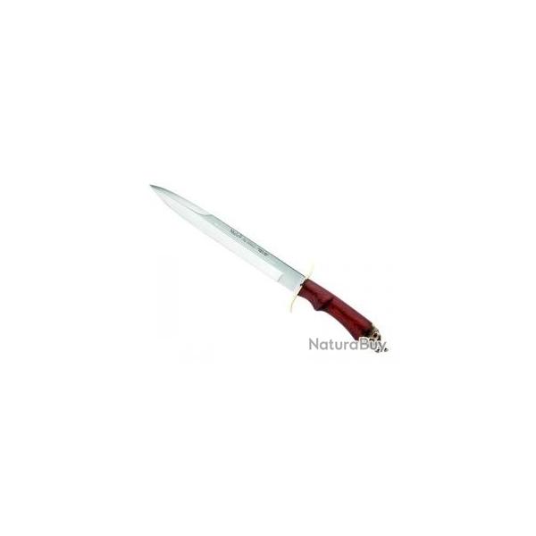 Poignard Muela ALCARAZ lame 26 cm acier inox X50CrMoV15 manche stamina +tui cuir