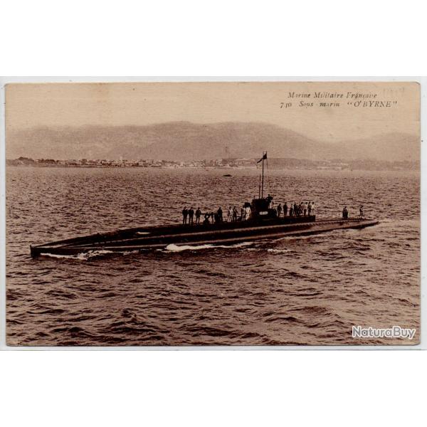 CPA - Marine Militaire Franaise -  Sous - Marin  " OBYRNE " N3930