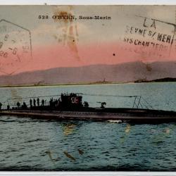 CPA - Marine Militaire Française -  " OBYRN "  Sous - Marin  N°3931