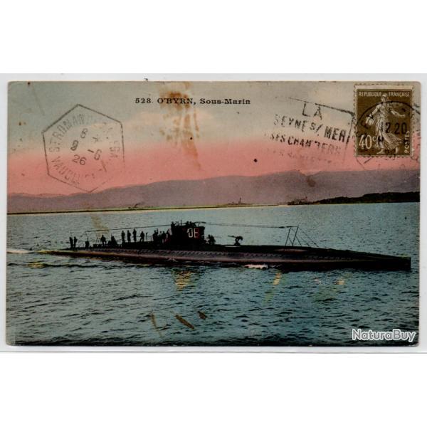 CPA - Marine Militaire Franaise -  " OBYRN "  Sous - Marin  N3931