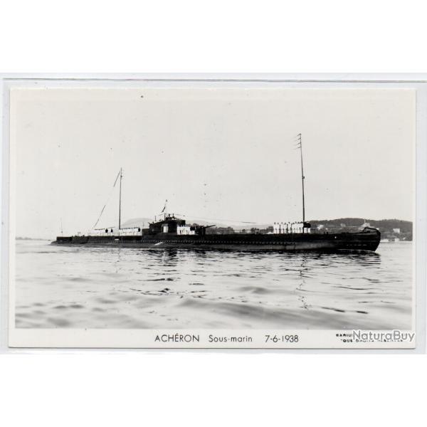 CPA - Marine Militaire Franaise - " ACHRON " Sous - Marin 7-6-1938  N3933