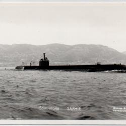 CPA - Marine Militaire Française - Sous - Marin " SAPHIR"  N°3934