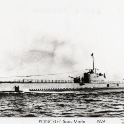 CPA - Marine Guerre- Sous - Marin " PONCELLET "   N°3936