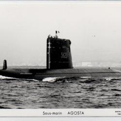 CPA - Marine Militaire Française - Sous - Marin " AGOSTA " N°3938