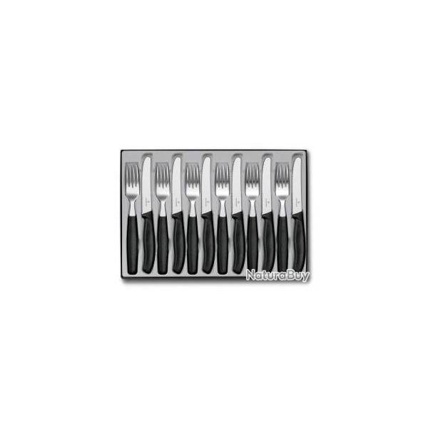 Mnagre Victorinox 12 pices Swissclassic en acier inox 18/10 (couteaux table/tomate)