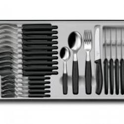 Ménagère Victorinox 24 pièces Swissclassic en acier inox 18/10 (couteaux table/tomate)