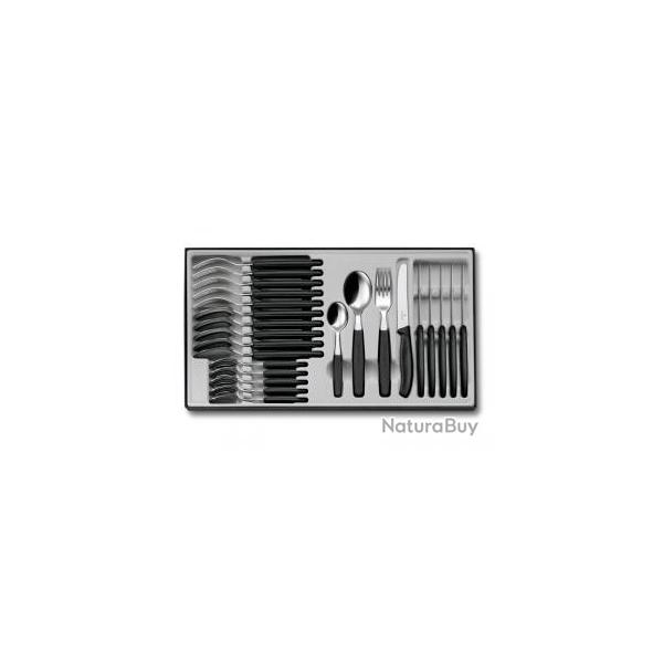 Mnagre Victorinox 24 pices Swissclassic en acier inox 18/10 (couteaux table/tomate)