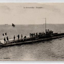 CPA - Marine Militaire Française -Le Submersible " Brumaire " N°3939