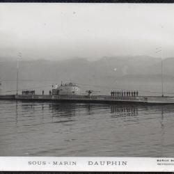 CPA - MARINE DE GUERRE - SOUS - MARIN  " DAUPHIN "  N° 3940
