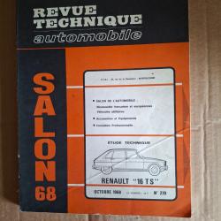 Revue technique Renault 16