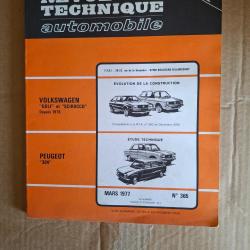 Revue technique Peugeot 304. Volkswagen golf
