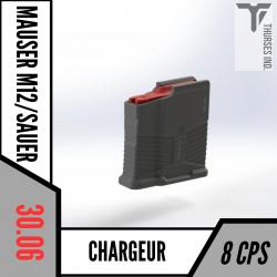 Chargeur 8 coups 30.06 mauser m12 m18 sauer 100 101 coups Thurses Industries