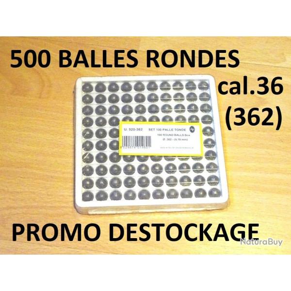 LOT 500 balles rondes PEDERSOLI calibre 36 (362)  25.00 Euros !!!!! -VENDU PAR JEPERCUTE (SI415)