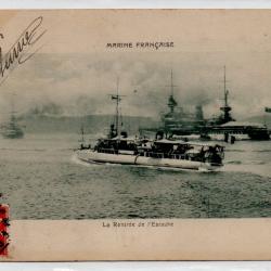 CPA - Marine Militaire Francaise -La Rentree de lEscadre N°3944