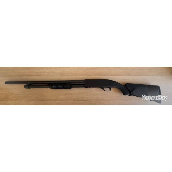 Fusil  pompe Winchester modle 1300 Dfender en calibre 12/76 canon lisse de 61 cm