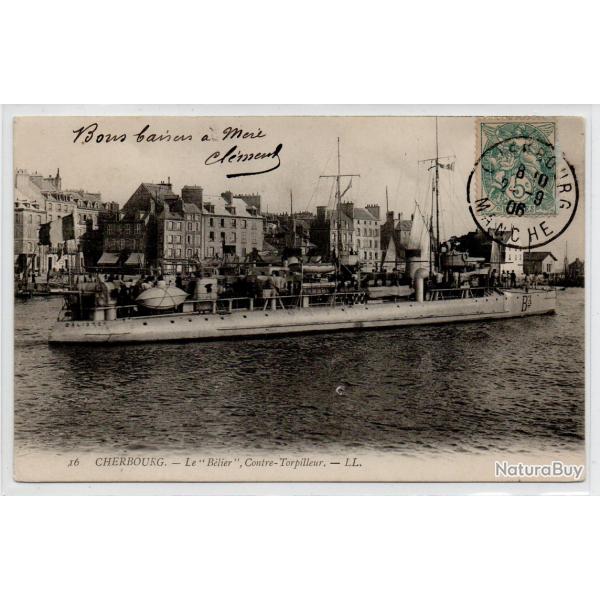 CPA - Marine Militaire -  CHERBOURG - Le " Blier  "  Contre -Torpilleur  N3947