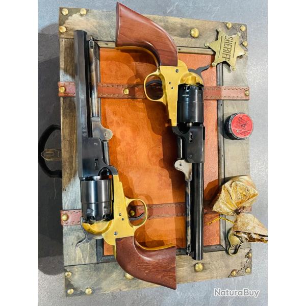 Paire de colt 1851 cal 44 (Pietta)