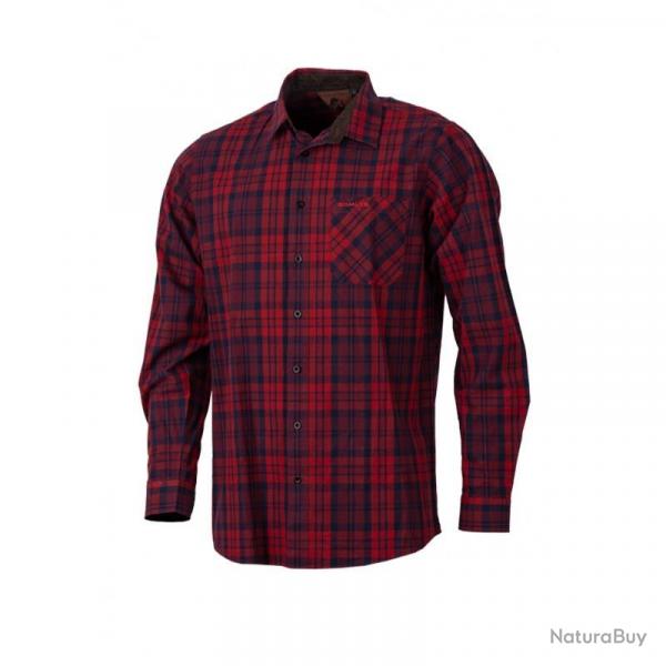 chemise  carreaux rouge Somlys taille L.