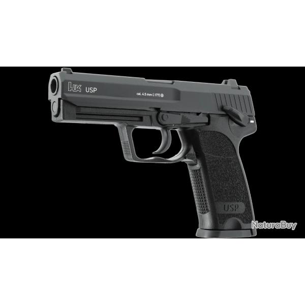 Pistolet Heckler & koch USP BLOWBACK co2 cal.4,5mm BBS 3j