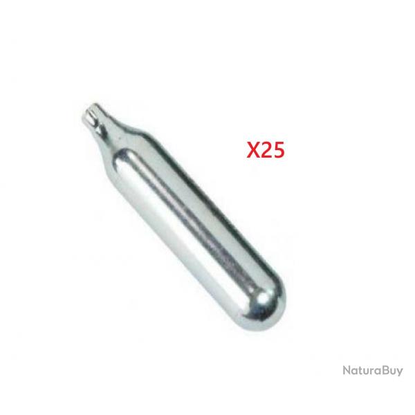 25 Capsules cartouches Sparclettes de CO2 12 grammes